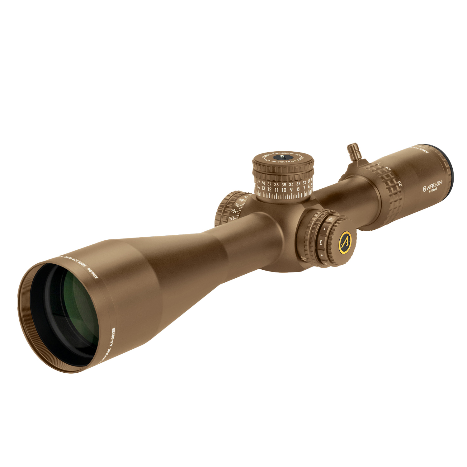 Ares ETR GEN2J UHD 4.5-30x56 APLR12 FFP IR MOA Reticle (Brown) - riflescopes