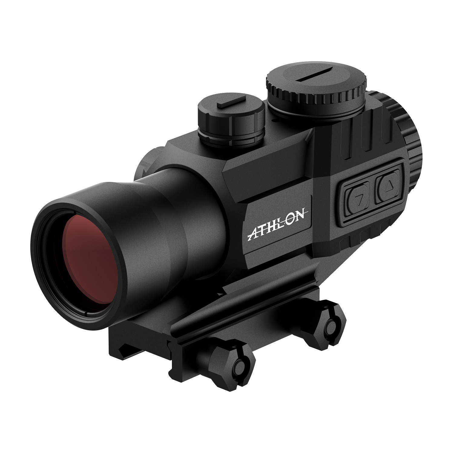 Midas TSP4 Prism, Capped Turrets, Red/Green Reticle - tactical sights